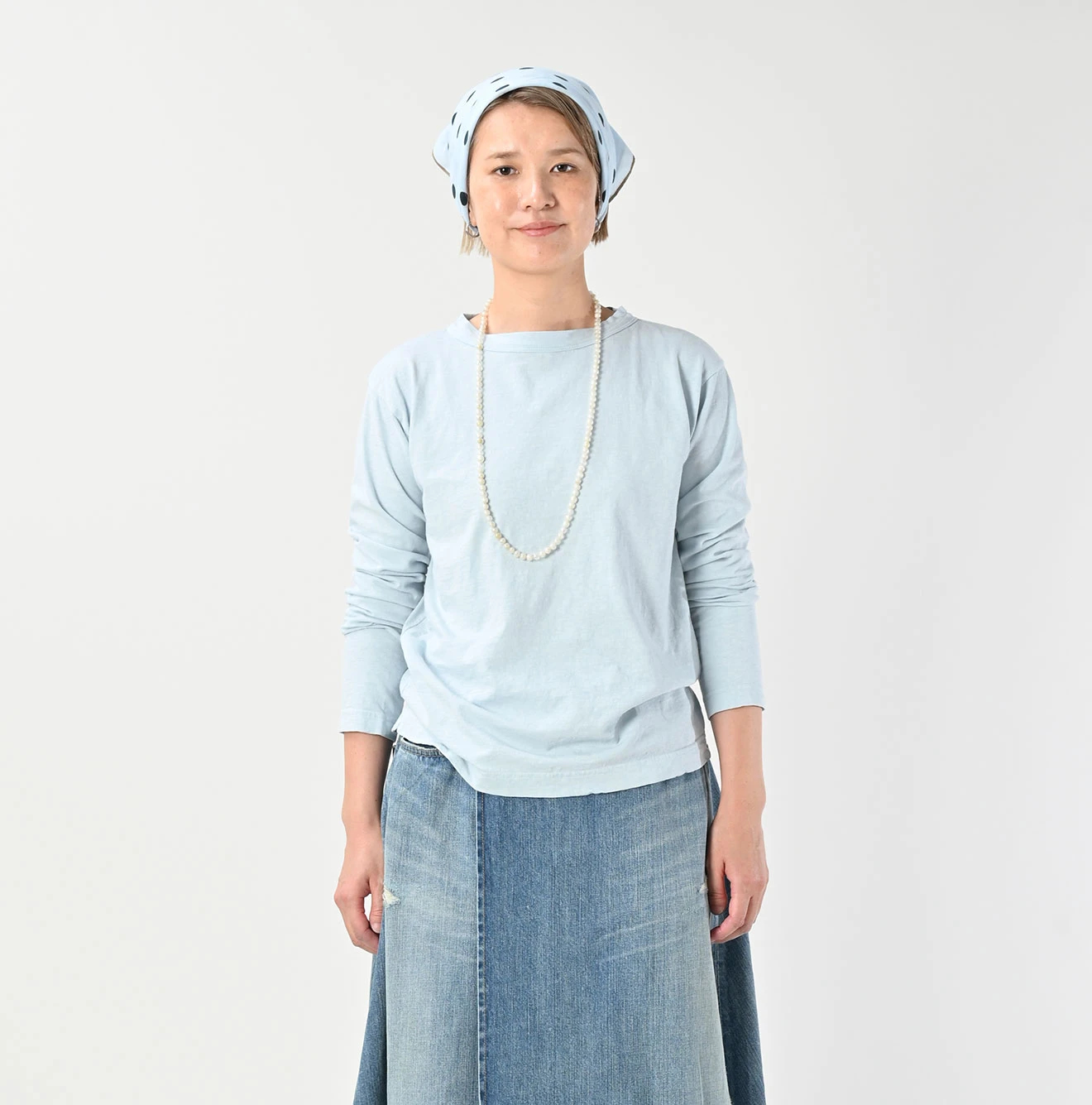 45R(フォーティファイブアール) |ゴートンくん刺繍の908Tシャツ