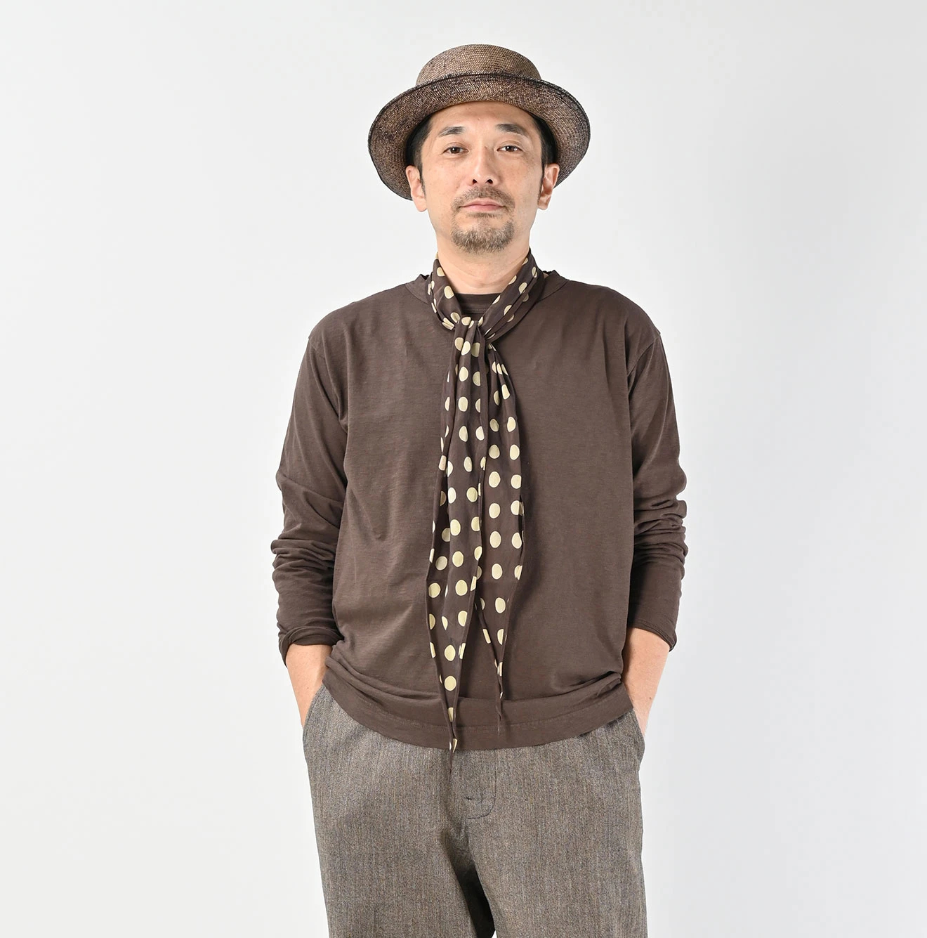 45R(フォーティファイブアール) |ゴートンくん刺繍の908Tシャツ