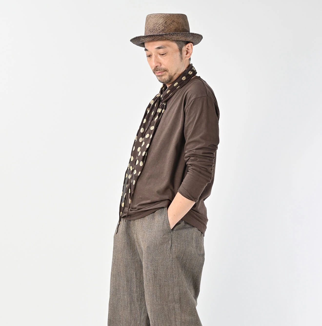 45R(フォーティファイブアール) |ゴートンくん刺繍の908Tシャツ