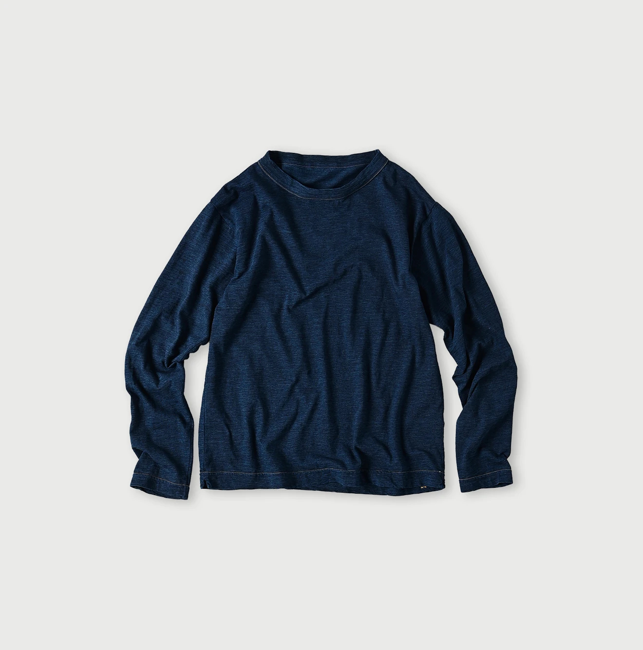 45R(フォーティファイブアール) |ゴートンくん刺繍の908Tシャツ（インディゴ）