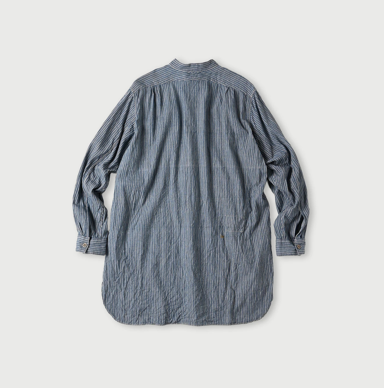 45R(フォーティファイブアール) |インドカディシャツデニムの908スタンドグランパプルシャツ