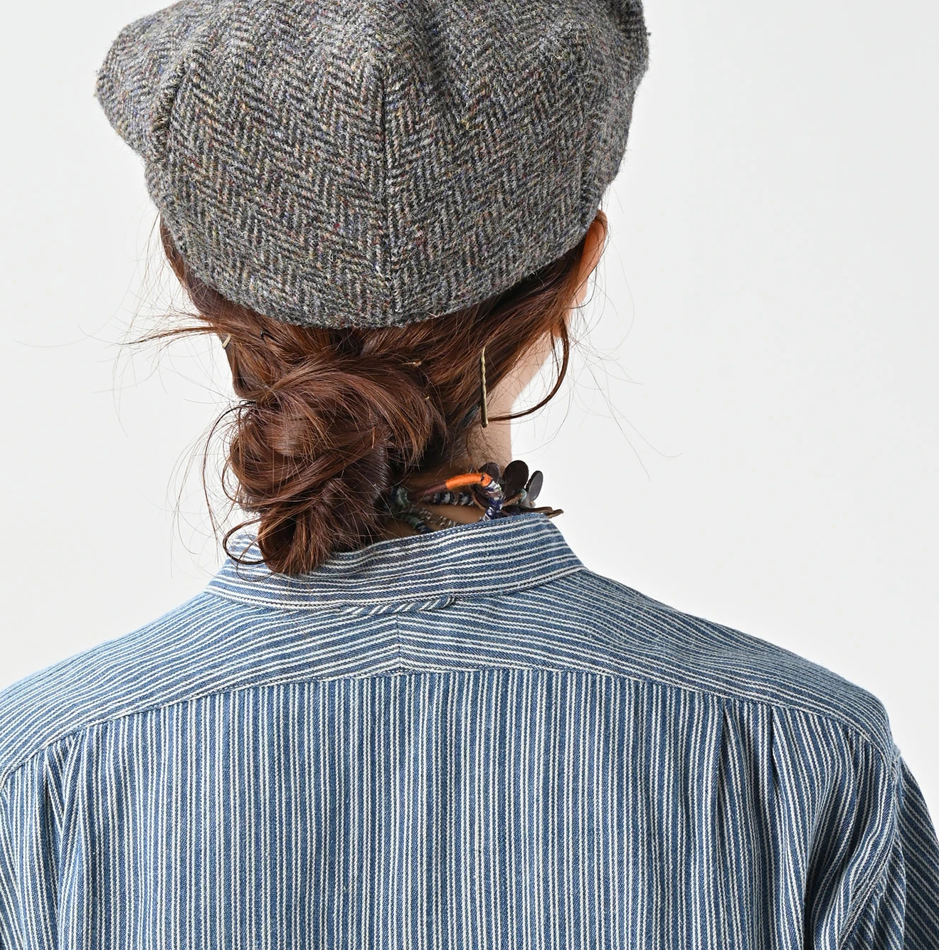 45R(フォーティファイブアール) |インドカディシャツデニムの908スタンドグランパプルシャツ