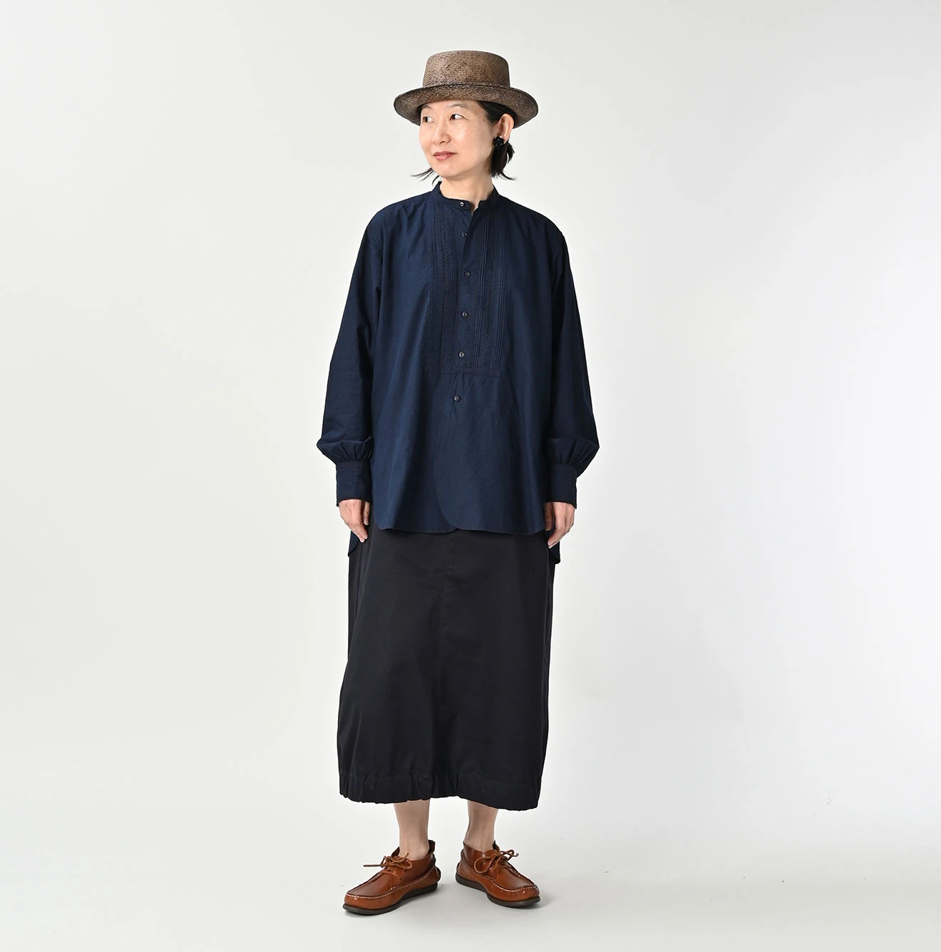 45R(フォーティファイブアール) |バチストレースの908ビッグーグーシャツ（インディゴ）