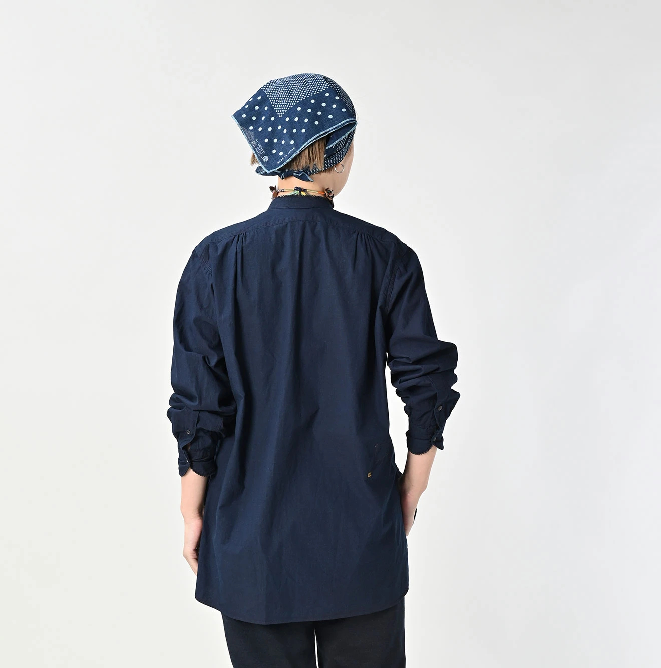 45R(フォーティファイブアール) |バチストレースの908ビッグーグーシャツ（インディゴ）