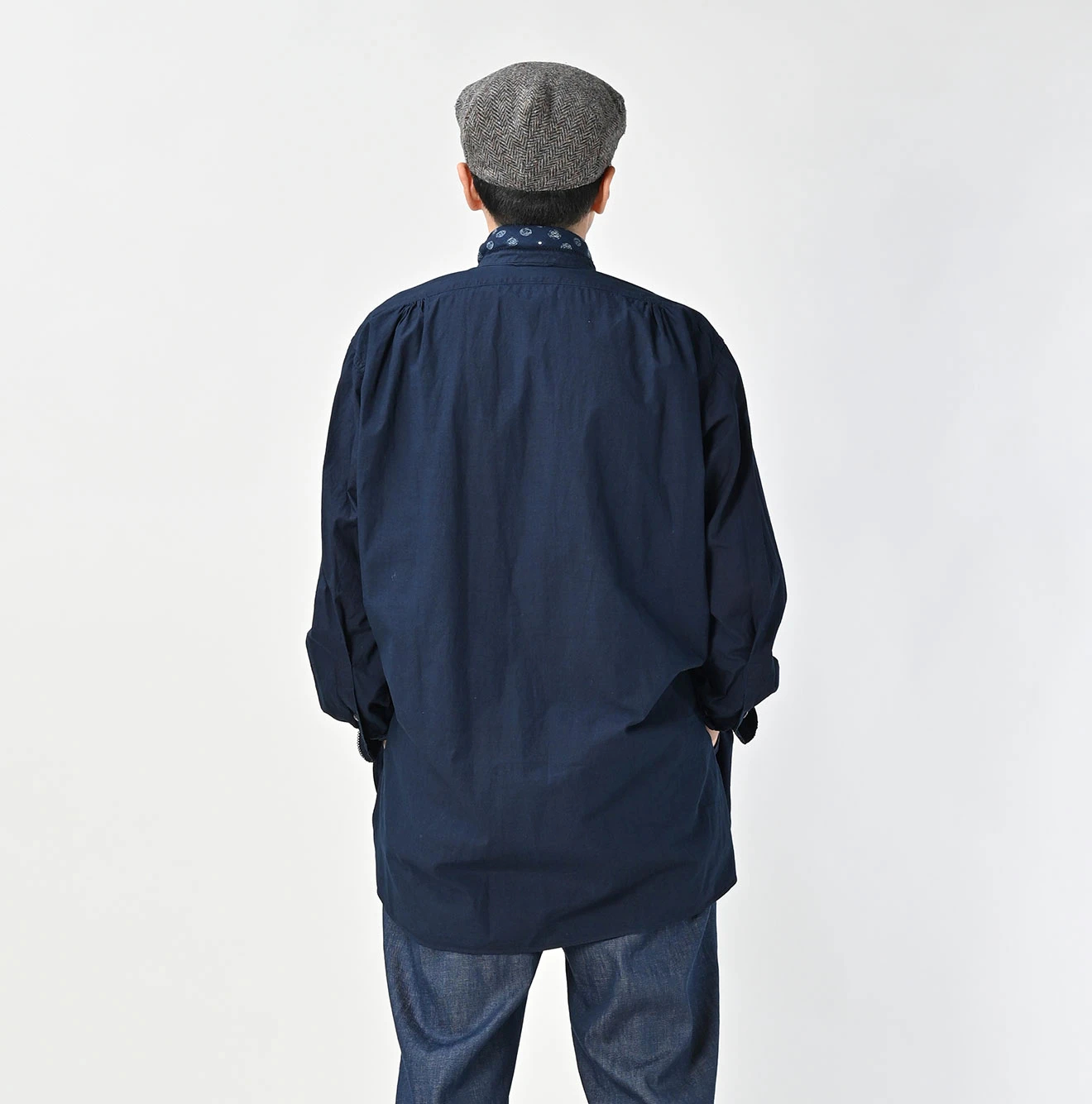 45R(フォーティファイブアール) |バチストレースの908ビッグーグーシャツ（インディゴ）