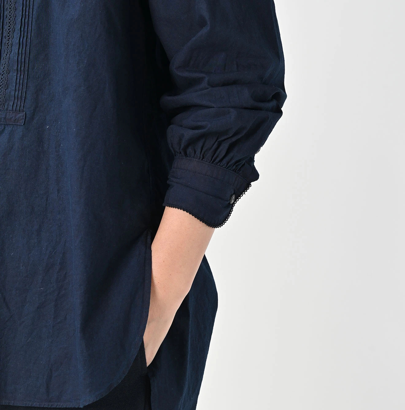 45R(フォーティファイブアール) |バチストレースの908ビッグーグーシャツ（インディゴ）