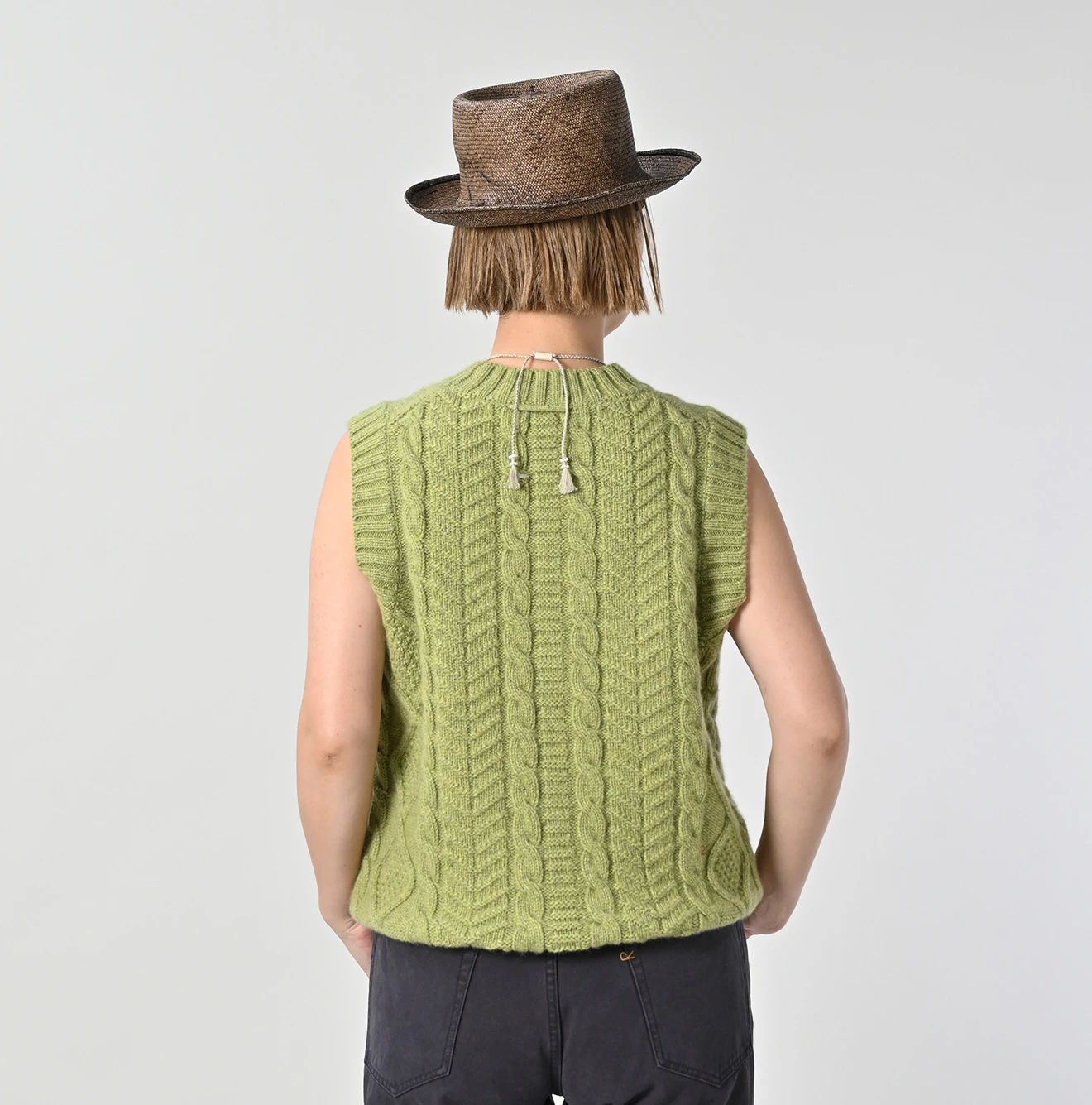 45R(フォーティファイブアール) |カシミヤのアランベスト