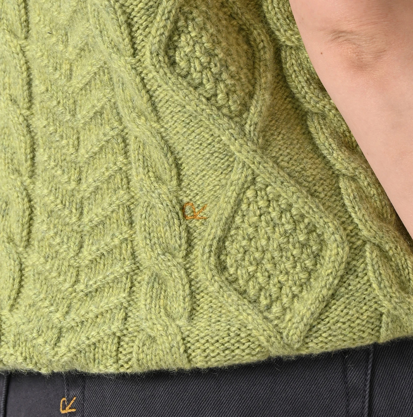 45R(フォーティファイブアール) |カシミヤのアランベスト