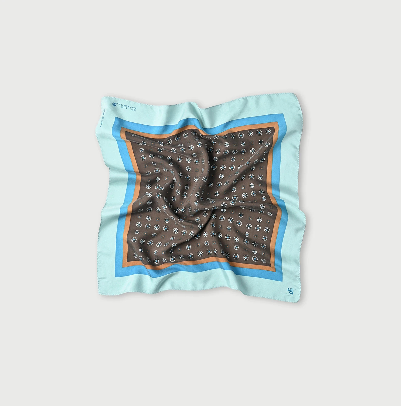 45R(フォーティファイブアール) |シルクの小紋バンダナ