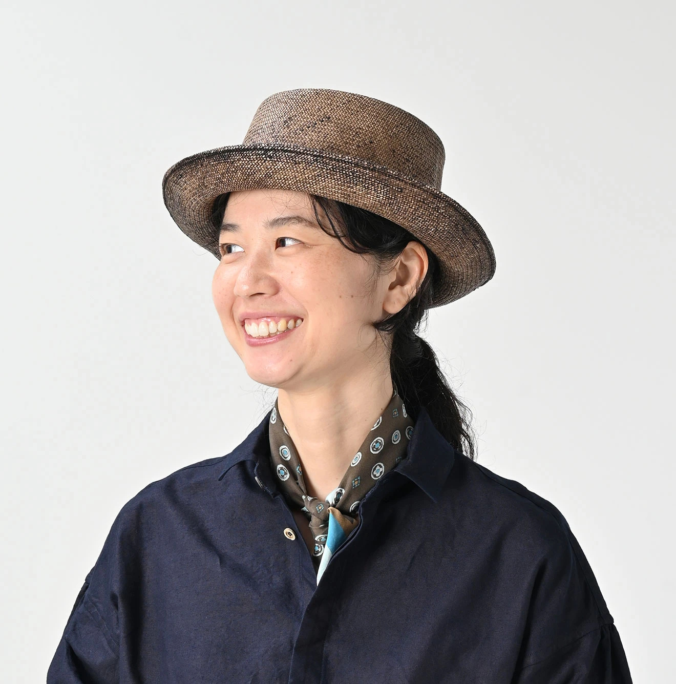 45R(フォーティファイブアール) |シルクの小紋バンダナ