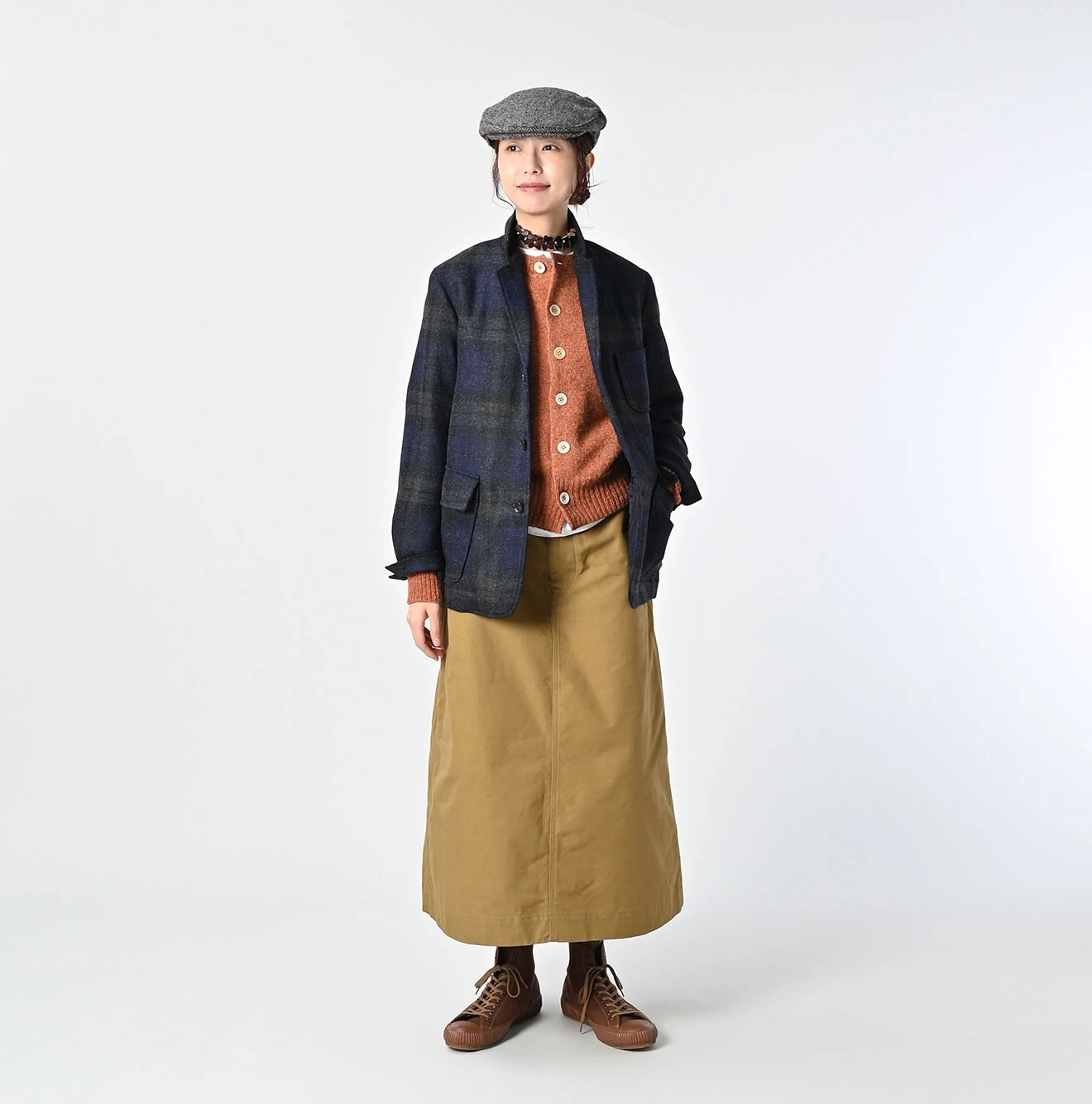 45R(フォーティファイブアール) |ウールタータンの908みゆきジャケット