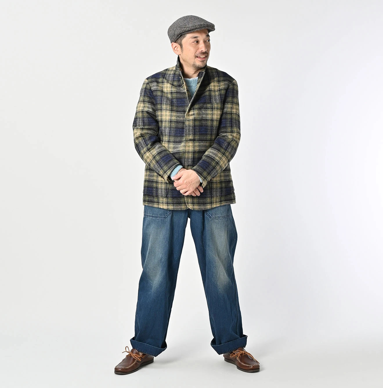 45R(フォーティファイブアール) |ウールタータンの908みゆきジャケット