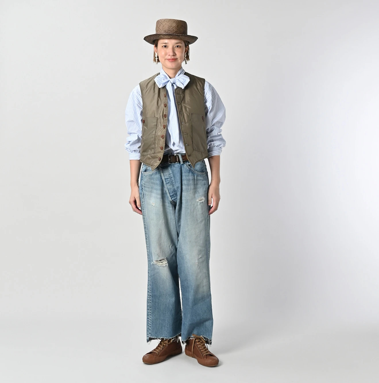 45R(フォーティファイブアール) |ナイロンの908キルティングベスト