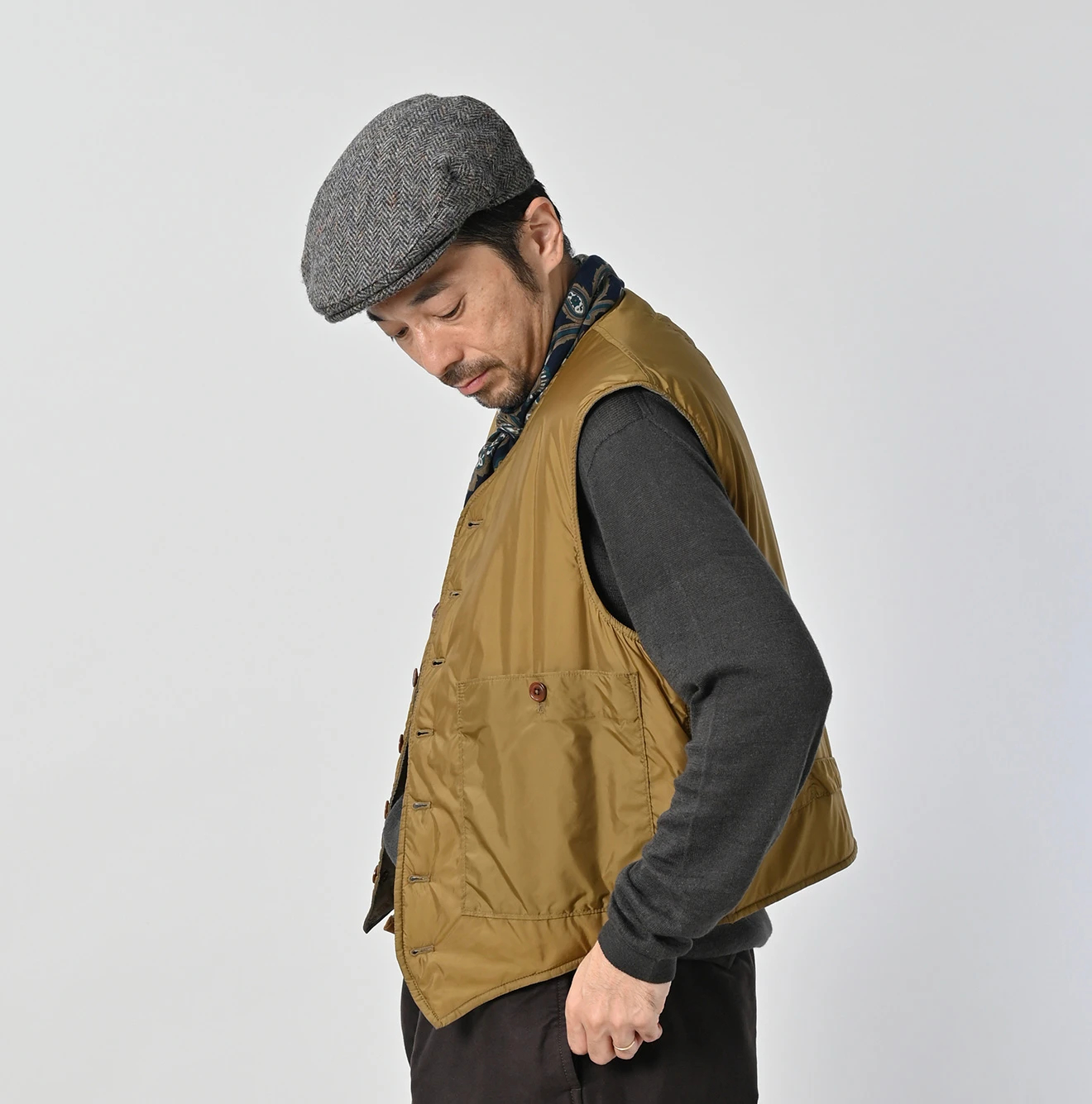 45R(フォーティファイブアール) |ナイロンの908キルティングベスト