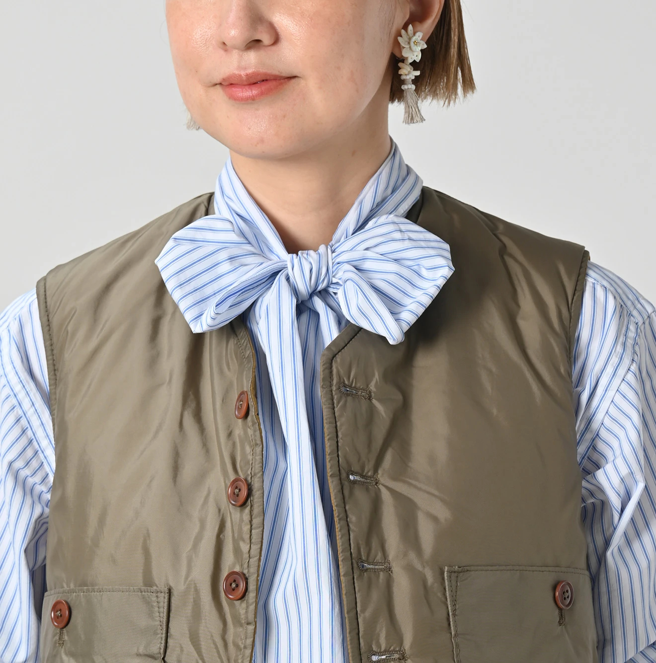 45R(フォーティファイブアール) |ナイロンの908キルティングベスト