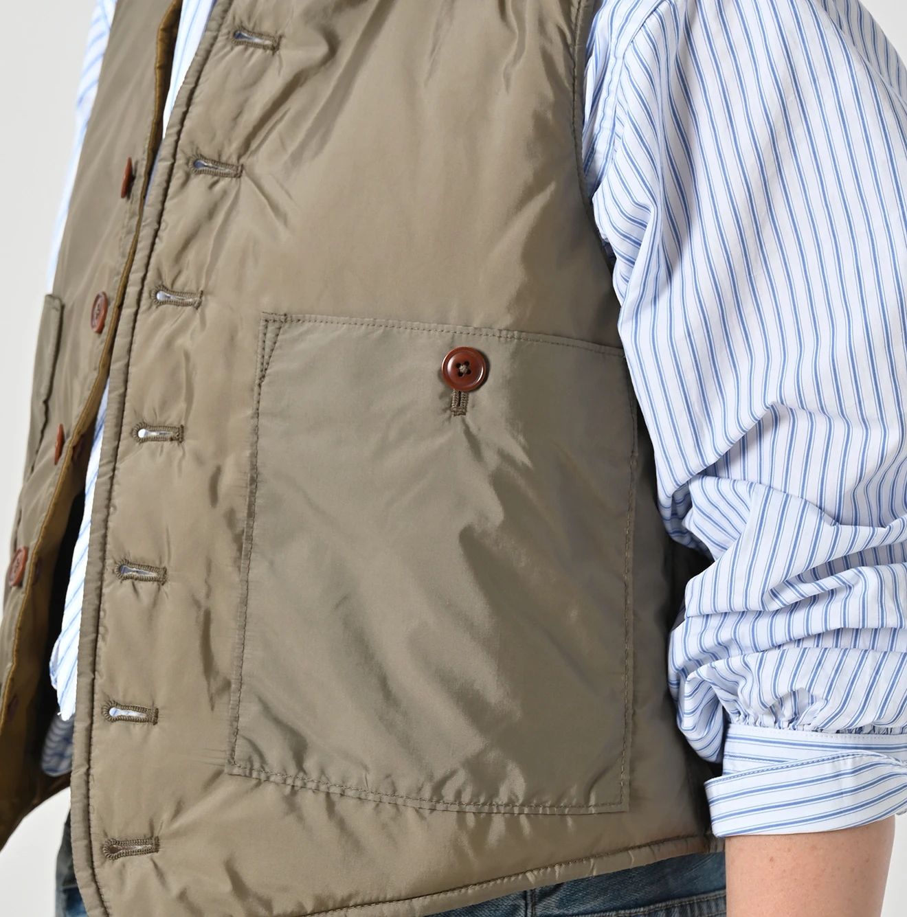 45R(フォーティファイブアール) |ナイロンの908キルティングベスト