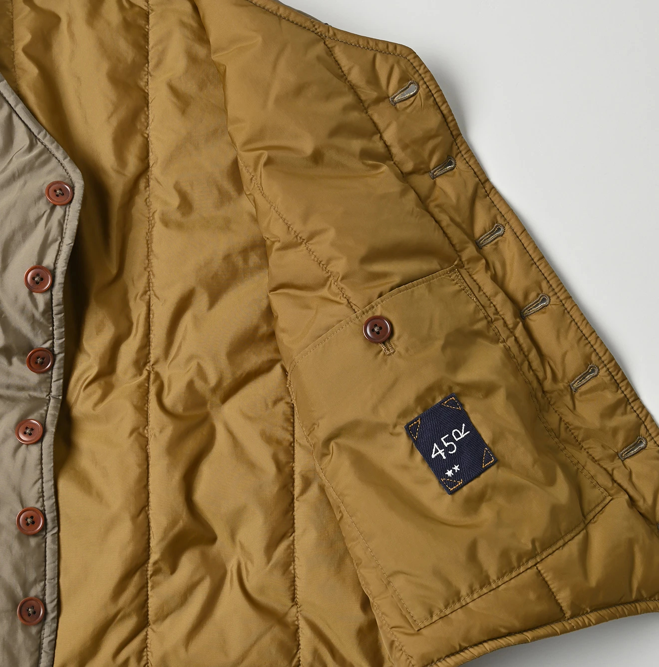 45R(フォーティファイブアール) |ナイロンの908キルティングベスト