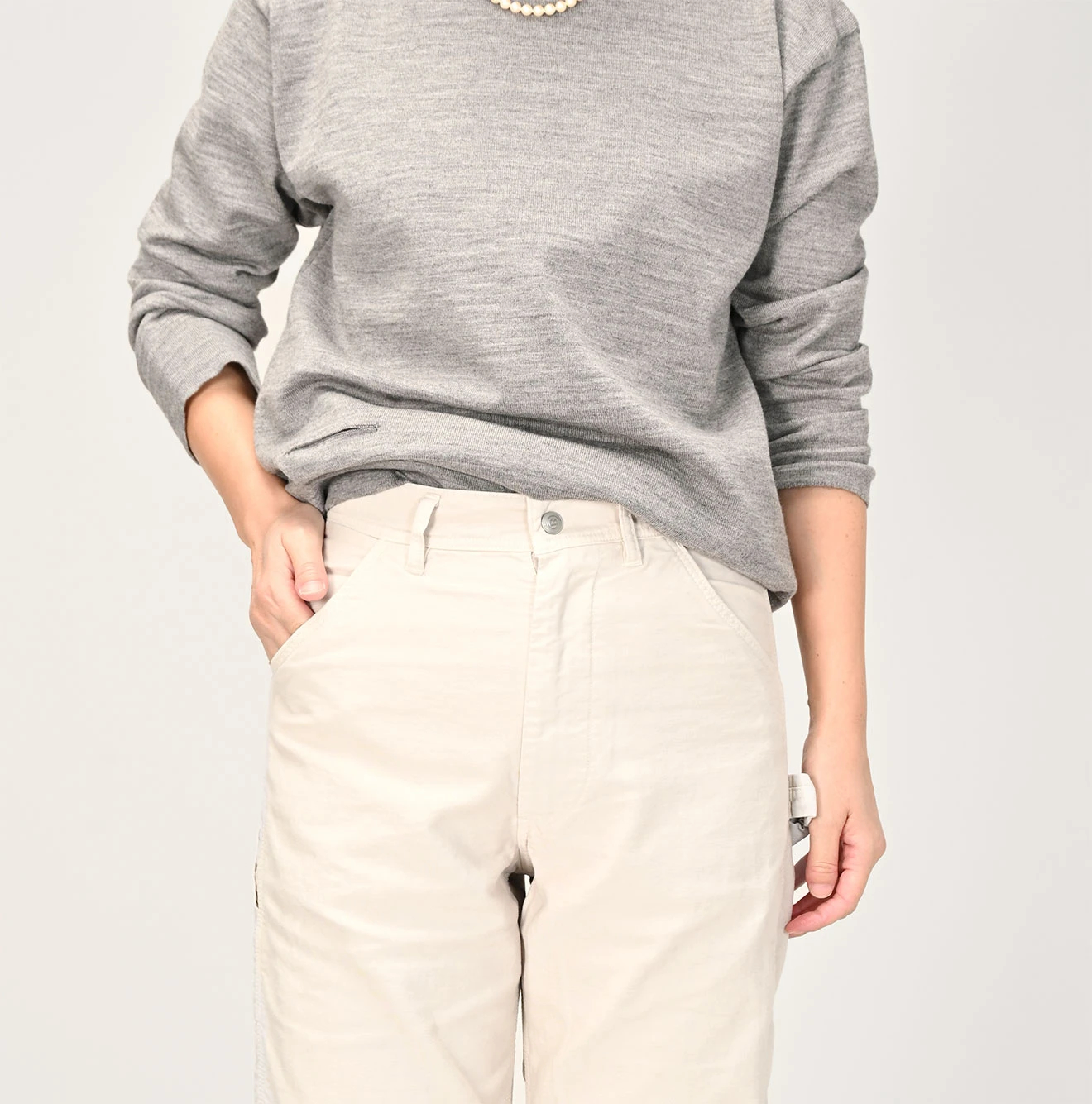 45R(フォーティファイブアール) |おこめサテンの908ペインターパンツ