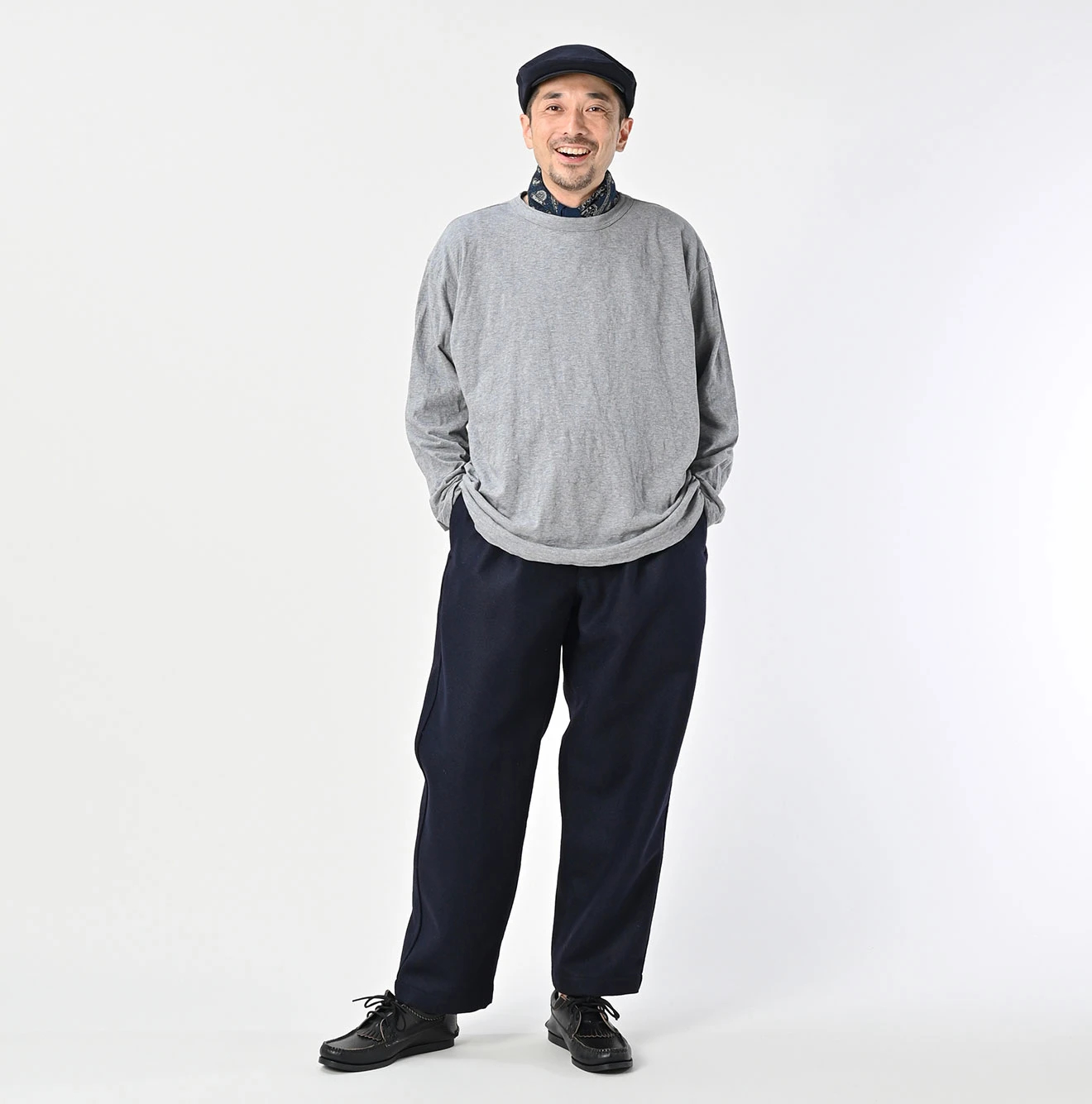 45R（フォーティファイブアール）| イングランドフラノの908ペグトップ