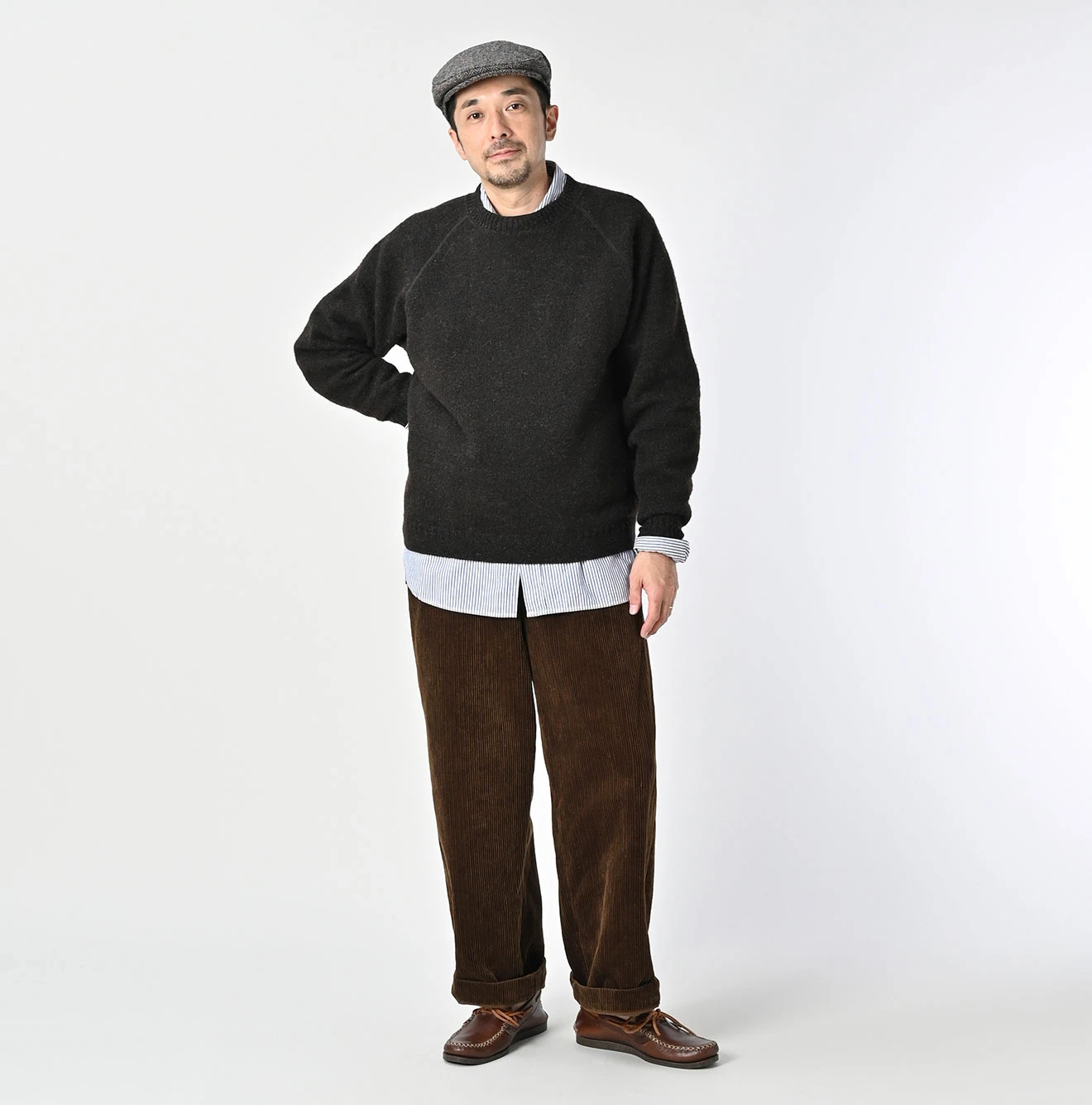 45R(フォーティファイブアール) |セルビッチコーデュロイの908ニームパンツ