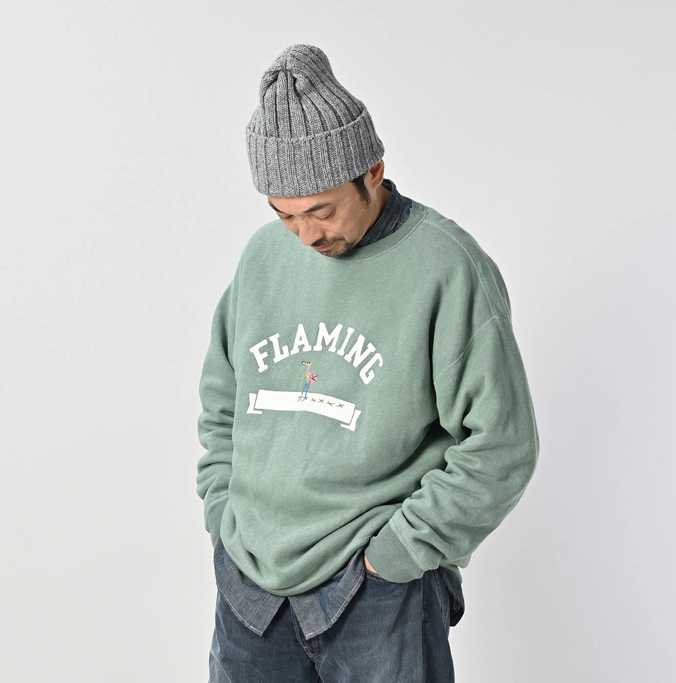 45R（フォーティーファイブアール）| HERITAGE シープボアのスウェット 45R（フォーティファイブアール）の「HERITAGE シープボアのスウェット