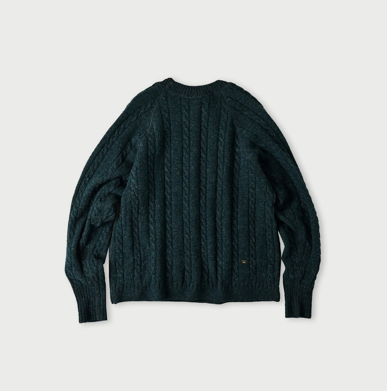 45R(フォーティファイブアール) |シェットランドケーブル縮絨の908ラグランセーター