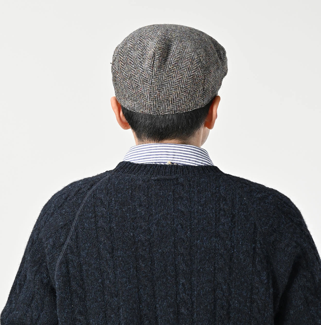 45R(フォーティファイブアール) |シェットランドケーブル縮絨の908ラグランセーター