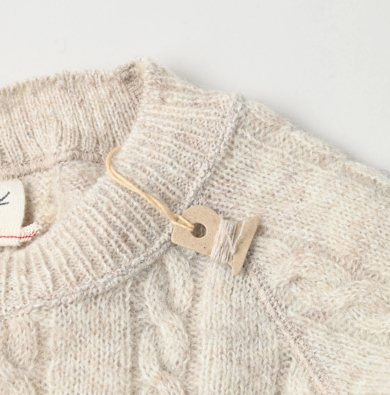 45R(フォーティファイブアール) |シェットランドケーブル縮絨の908ラグランセーター