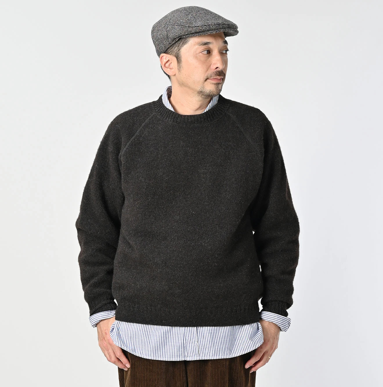 45R(フォーティファイブアール) |シェットランド縮絨の908セーター