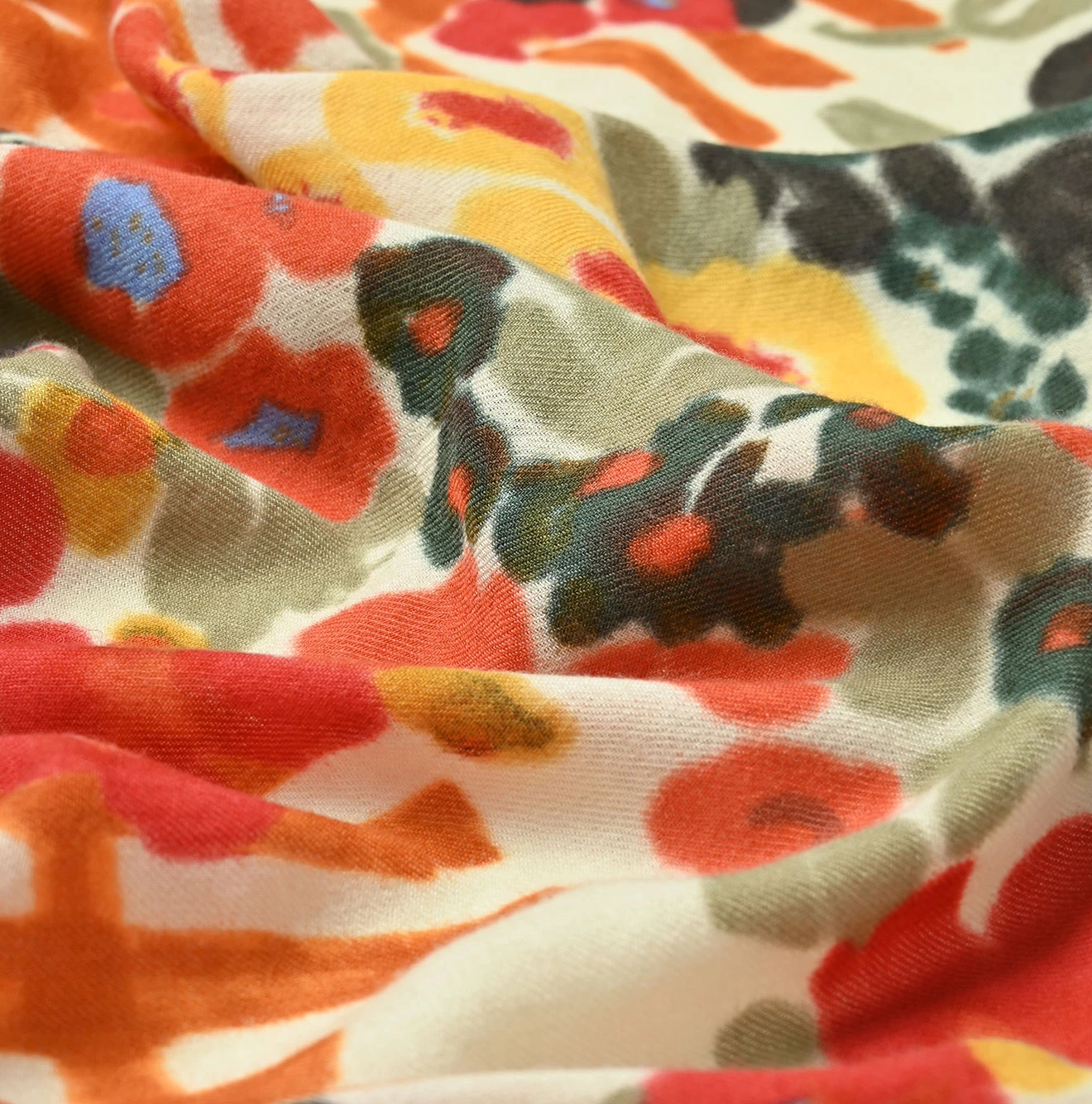 45R(フォーティファイブアール) |フロート綾のギンガムチェックフラワー風呂敷