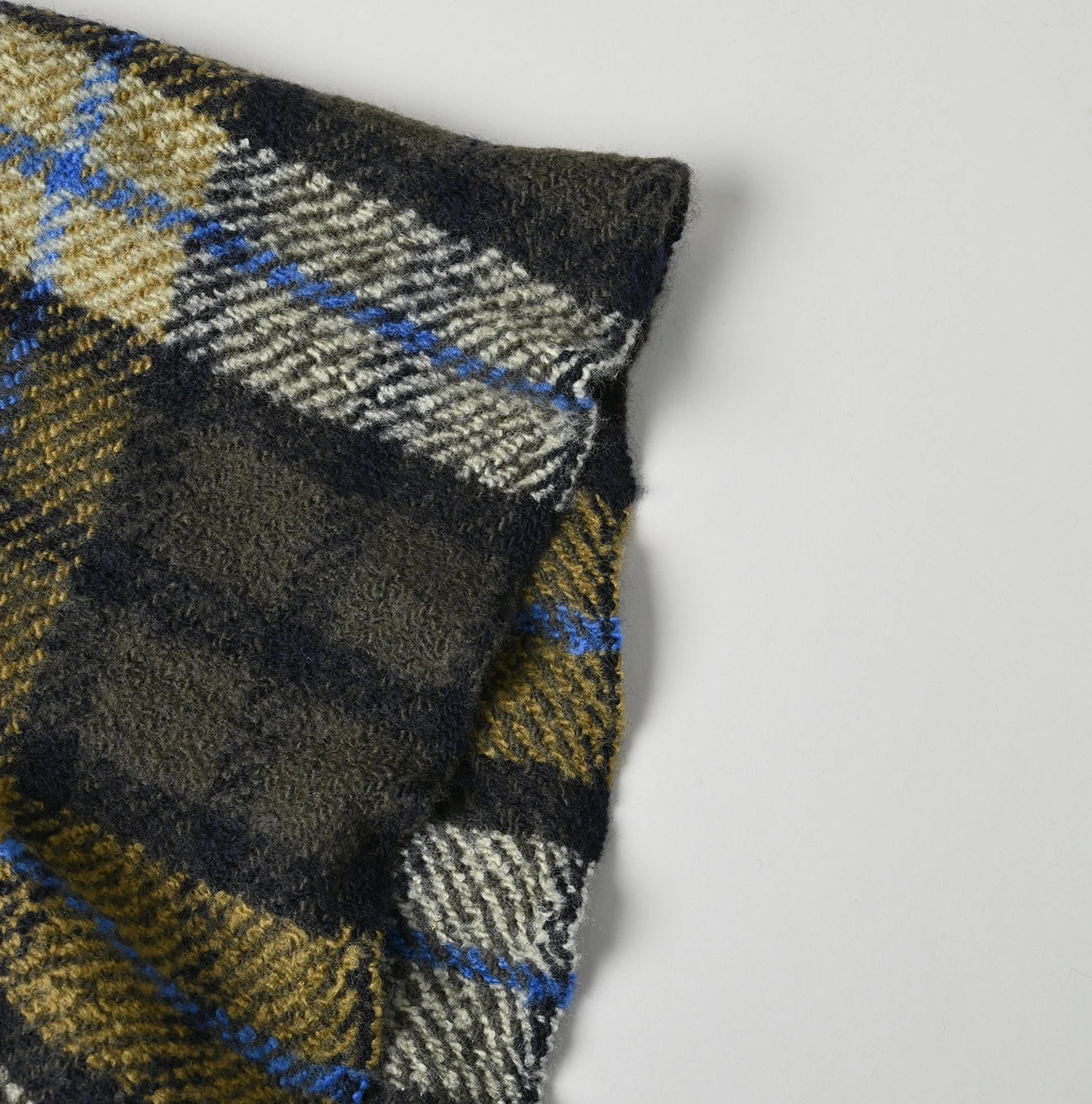 45R(フォーティファイブアール) |インドメリノカシミヤのチェックポンチョ