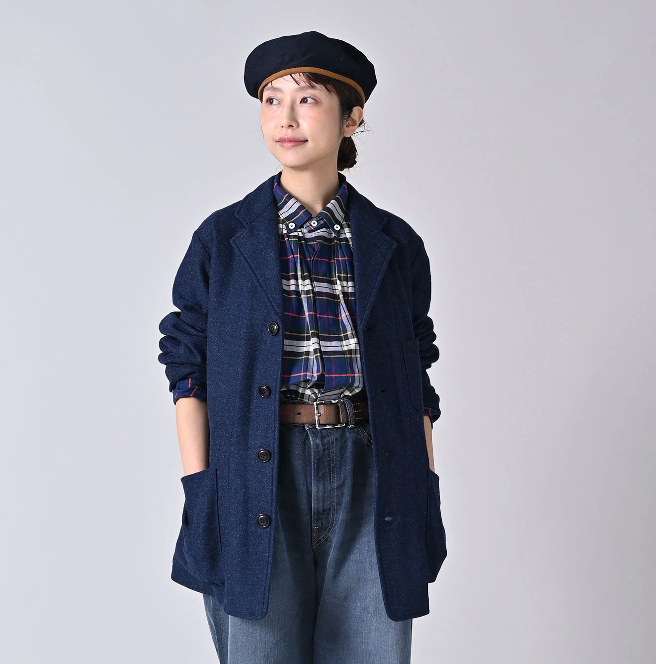 45R(フォーティファイブアール) |ジャージフラノの908ニームジャケット