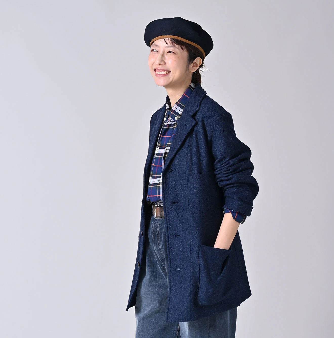 45R(フォーティファイブアール) |ジャージフラノの908ニームジャケット