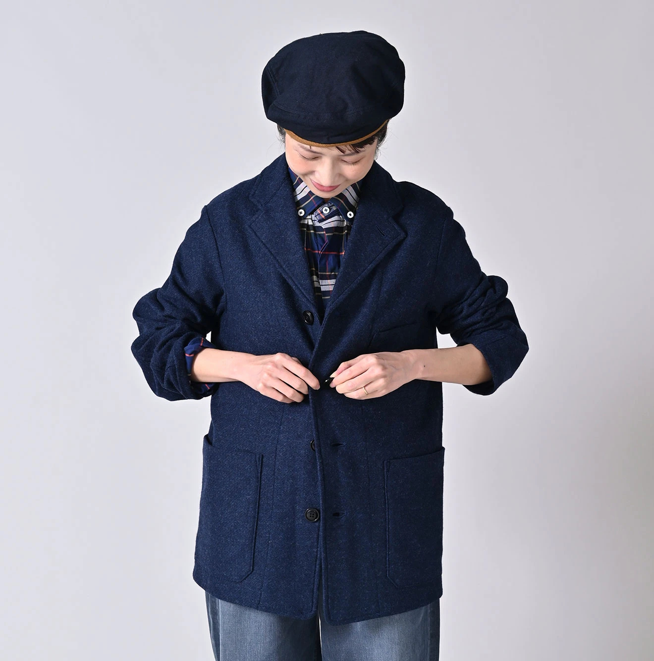 45R(フォーティファイブアール) |ジャージフラノの908ニームジャケット