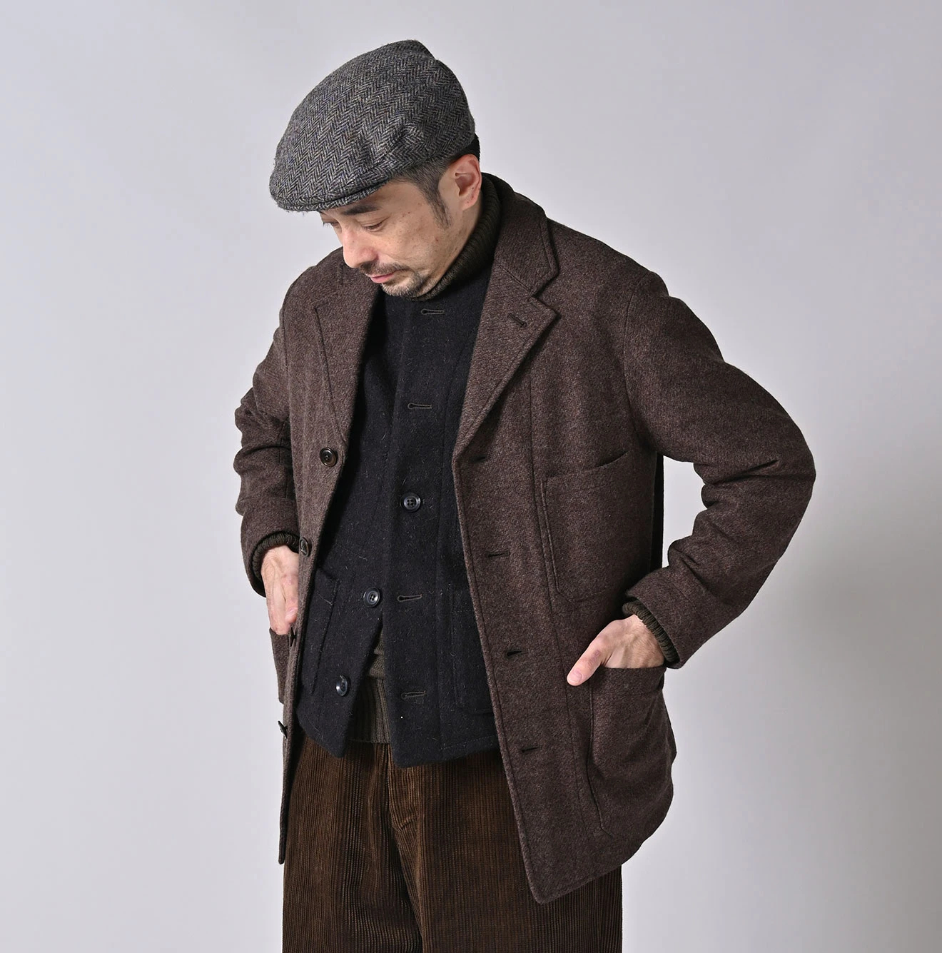 45R(フォーティファイブアール) |ジャージフラノの908ニームジャケット