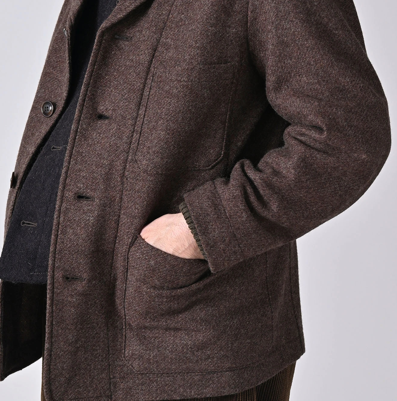 45R(フォーティファイブアール) |ジャージフラノの908ニームジャケット