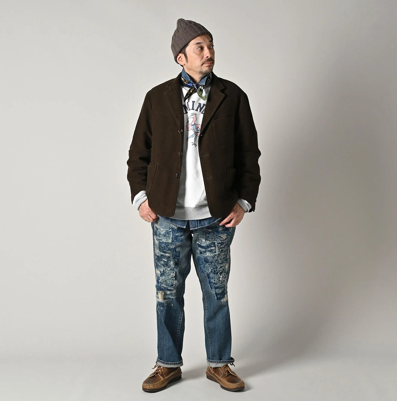 45R(フォーティファイブアール) |コットンフランネルの908ジャカーデ（トップ）