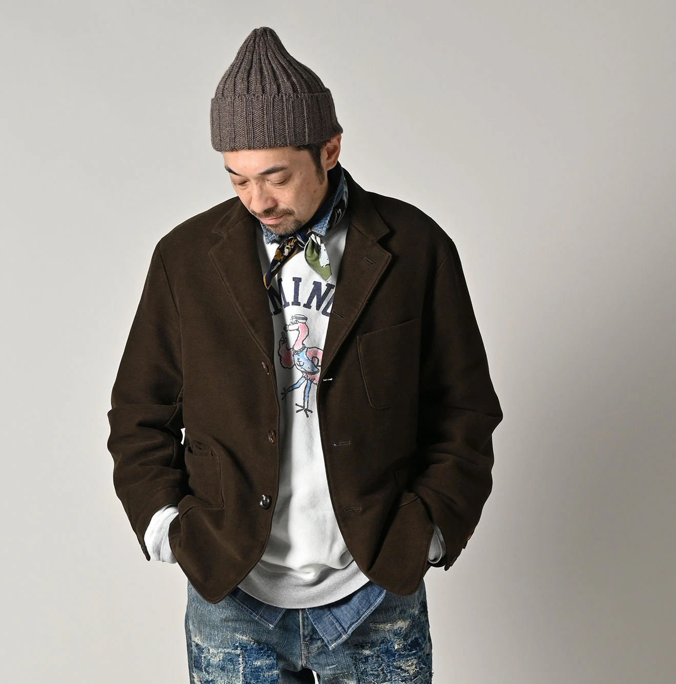 45R(フォーティファイブアール) |コットンフランネルの908ジャカーデ（トップ）