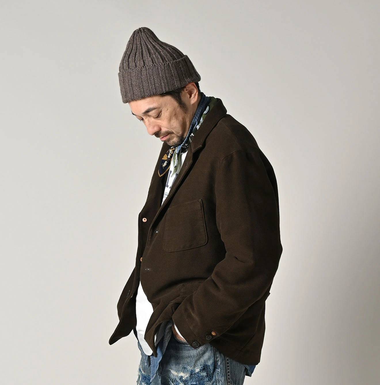 45R(フォーティファイブアール) |コットンフランネルの908ジャカーデ（トップ）