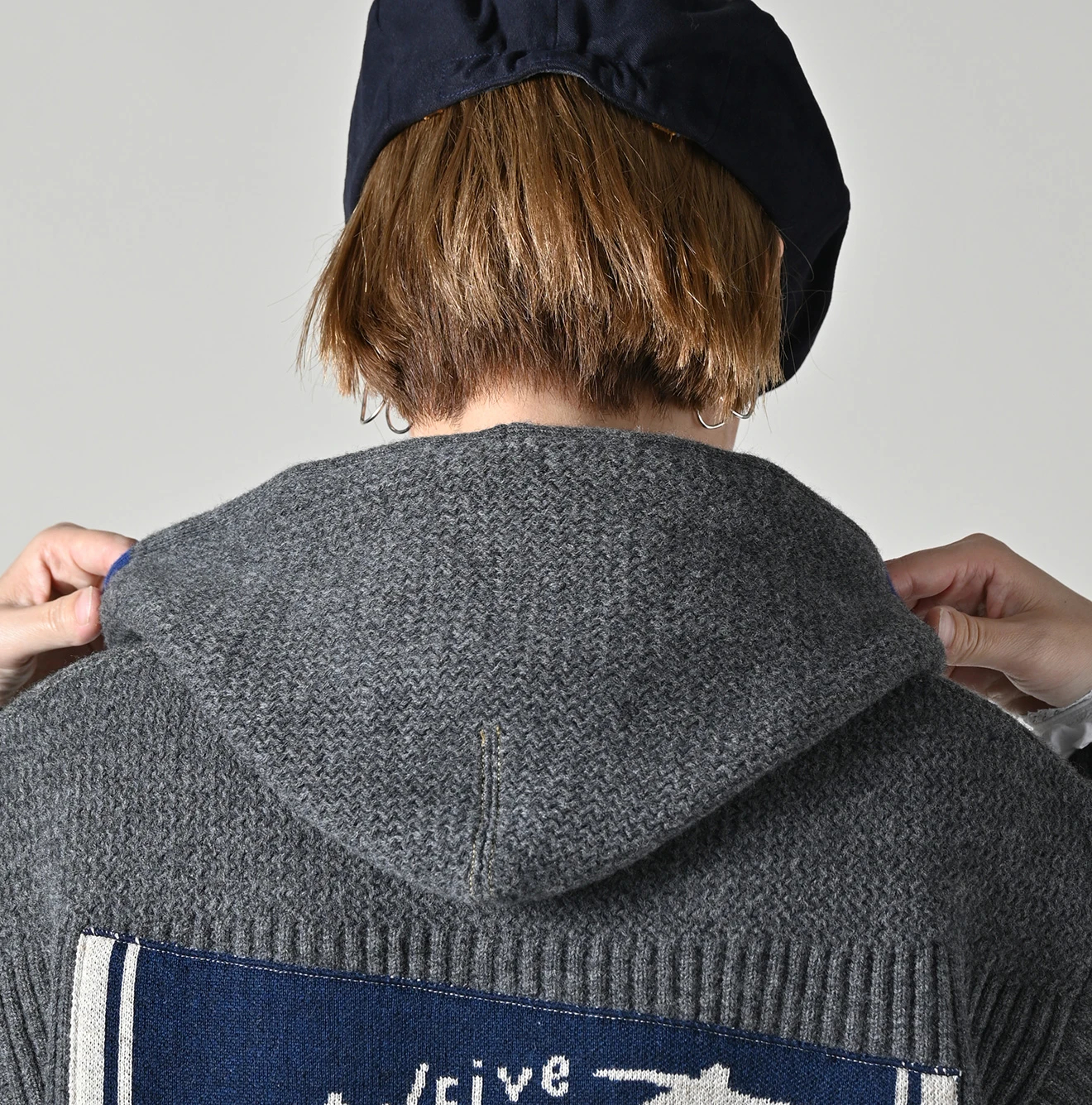 45R(フォーティファイブアール) |畦編み縮絨ウールの908スノーセーター