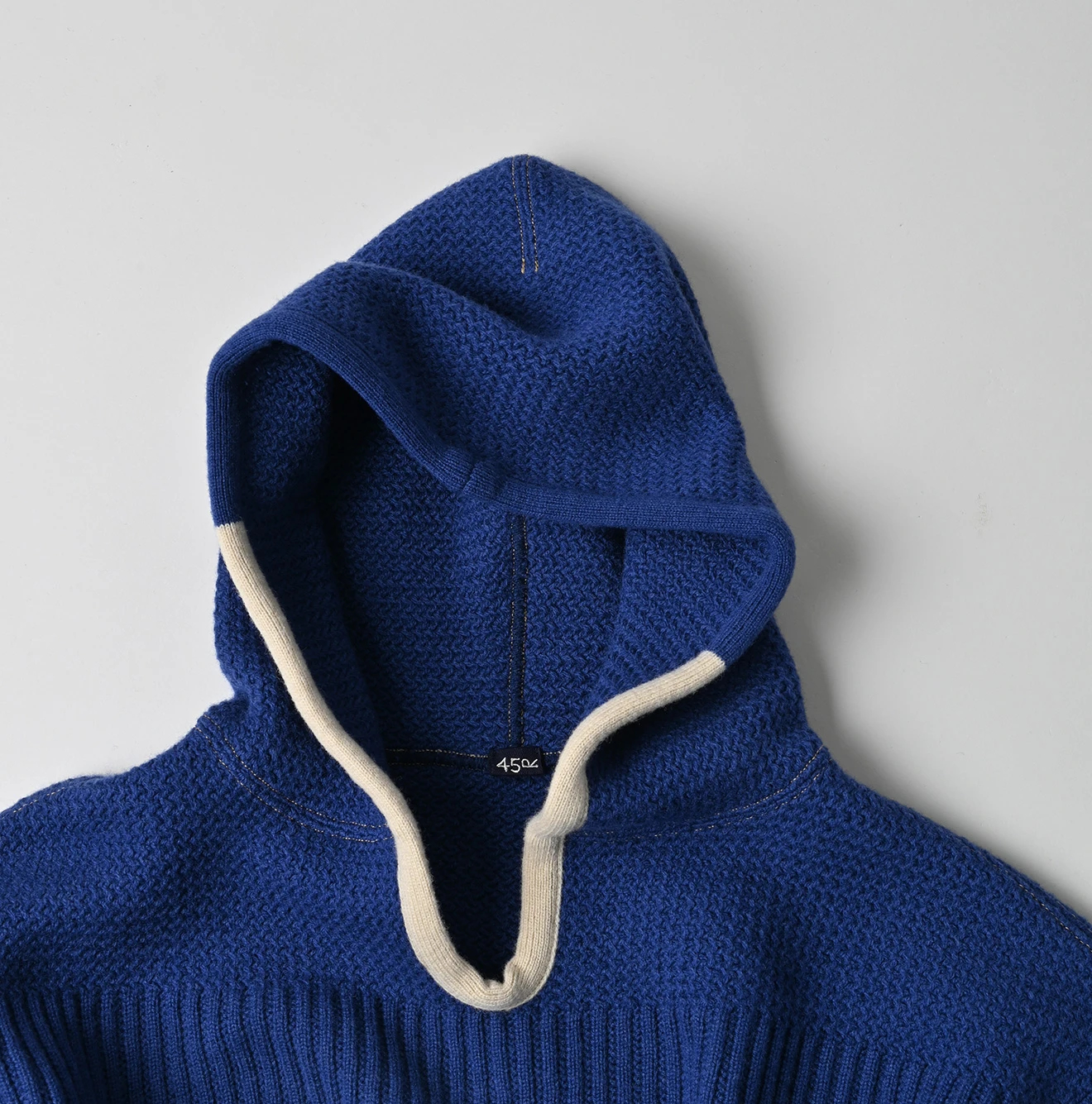 45R(フォーティファイブアール) |畦編み縮絨ウールの908スノーセーター