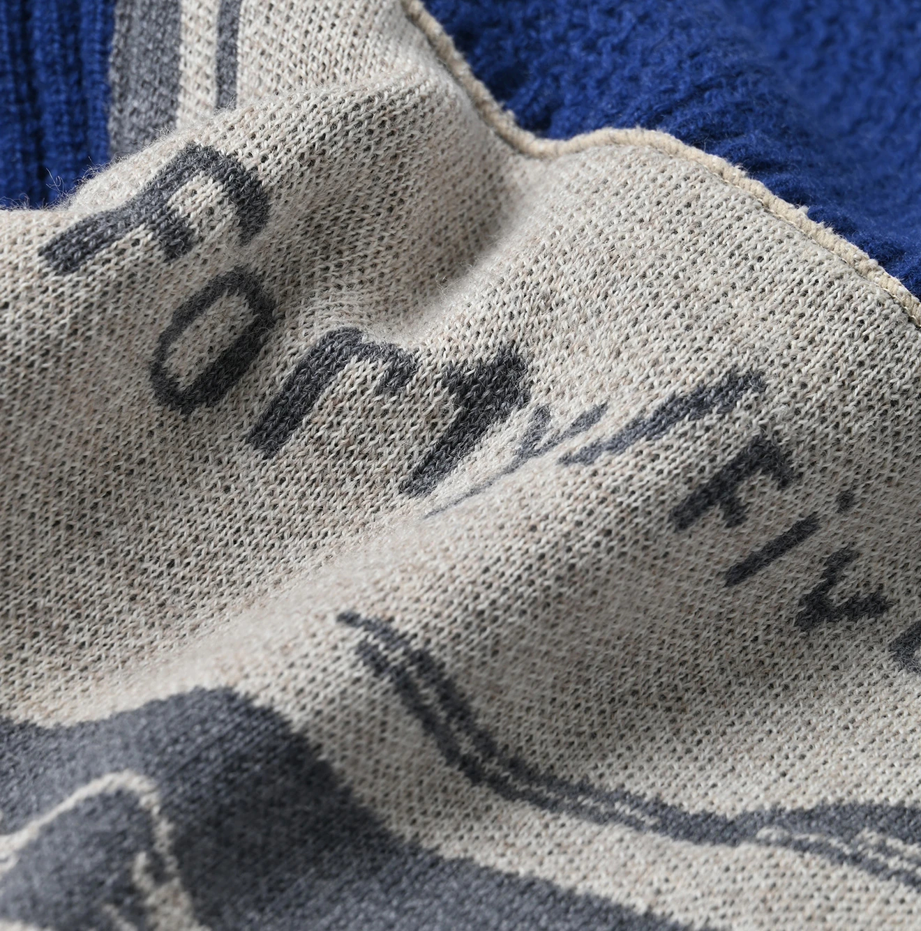 45R(フォーティファイブアール) |畦編み縮絨ウールの908スノーセーター