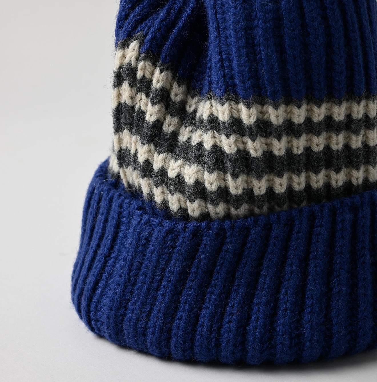 45R(フォーティファイブアール) |畦編み縮絨ウールのスノーキャップ