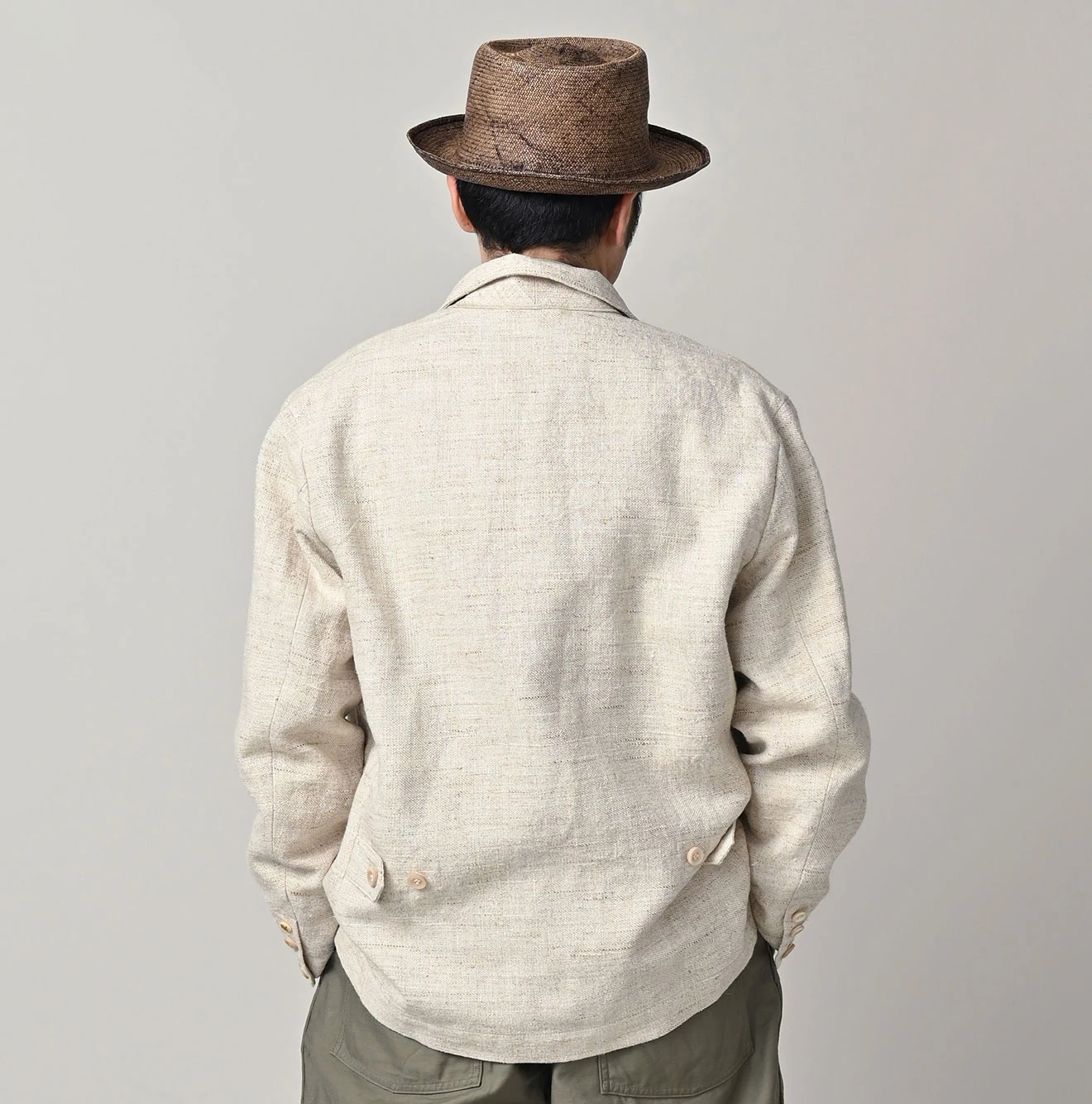 45R（フォーティファイブアール）| 綿麻ツイードの908ジャカーデ