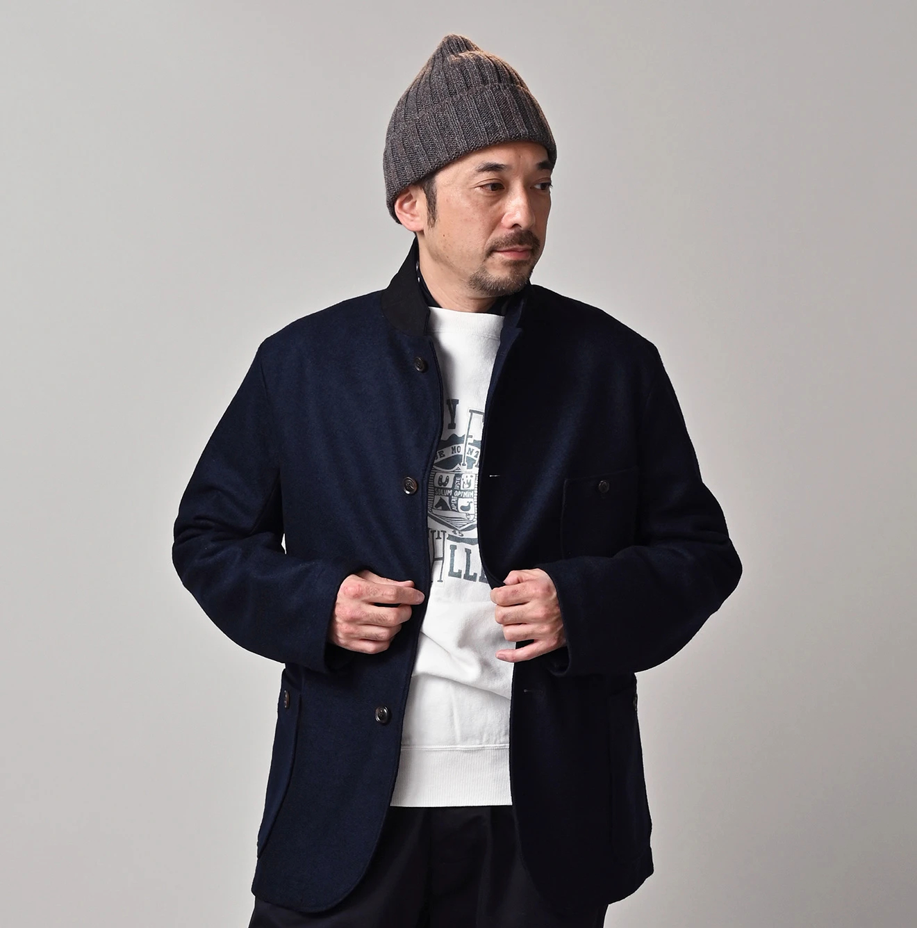 45R(フォーティファイブアール) |ジャージフラノの908ジャケット