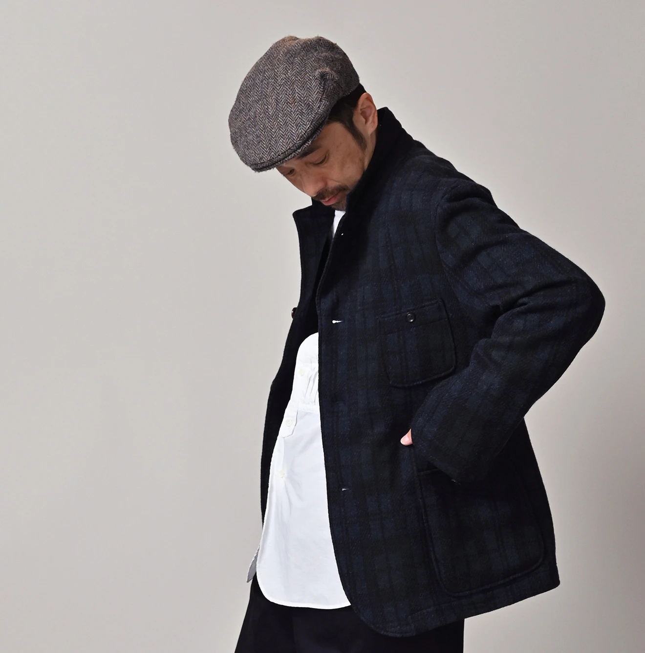 45R(フォーティファイブアール) |ジャージフラノの908ジャケット