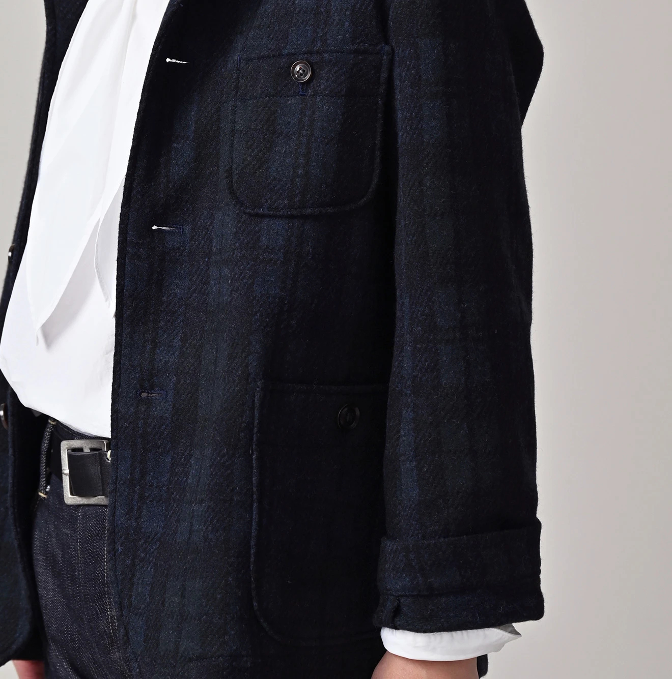 45R(フォーティファイブアール) |ジャージフラノの908ジャケット