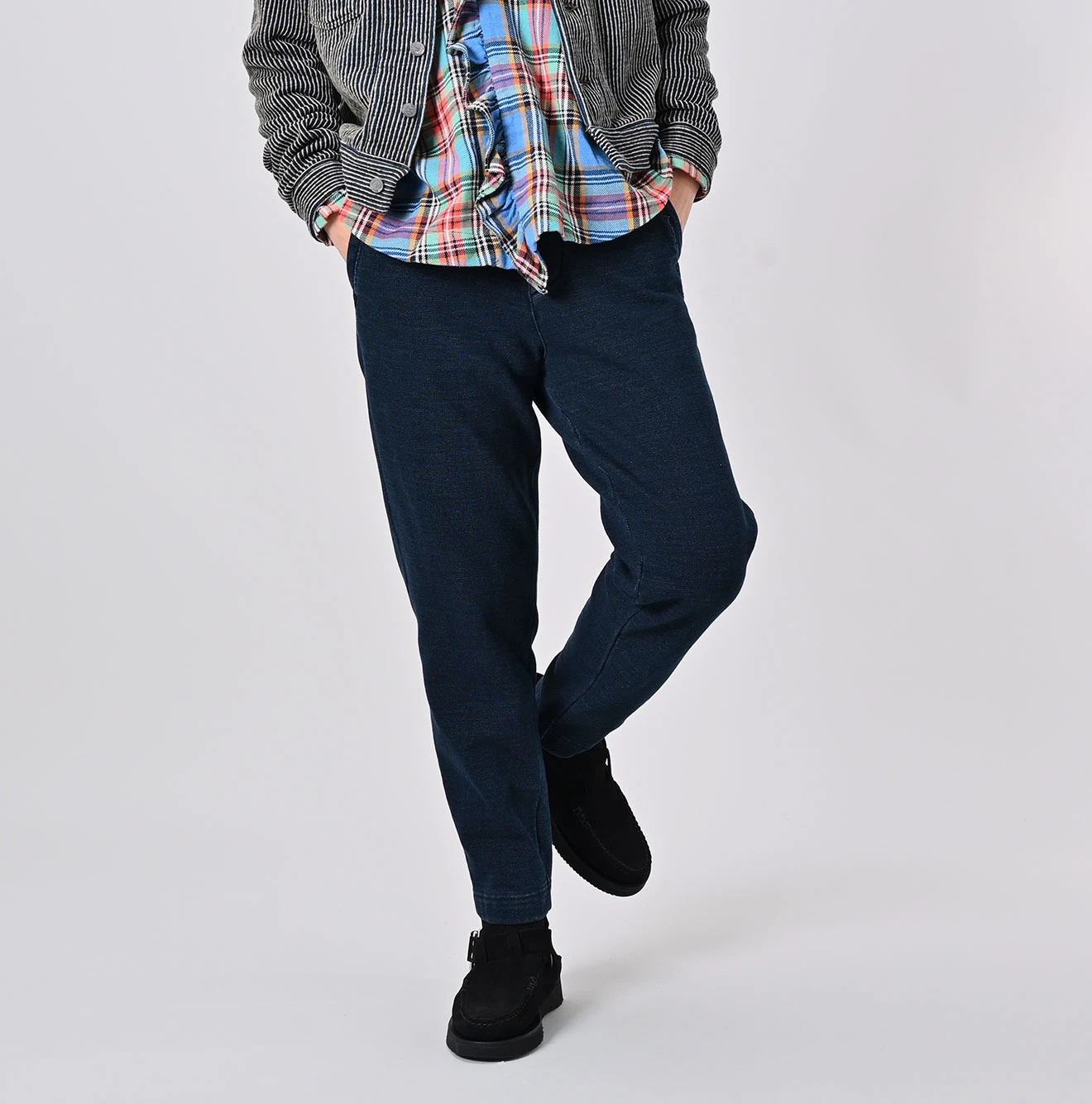 45R(フォーティファイブアール) |裏毛の908クロスビーパンツ（インディゴ）