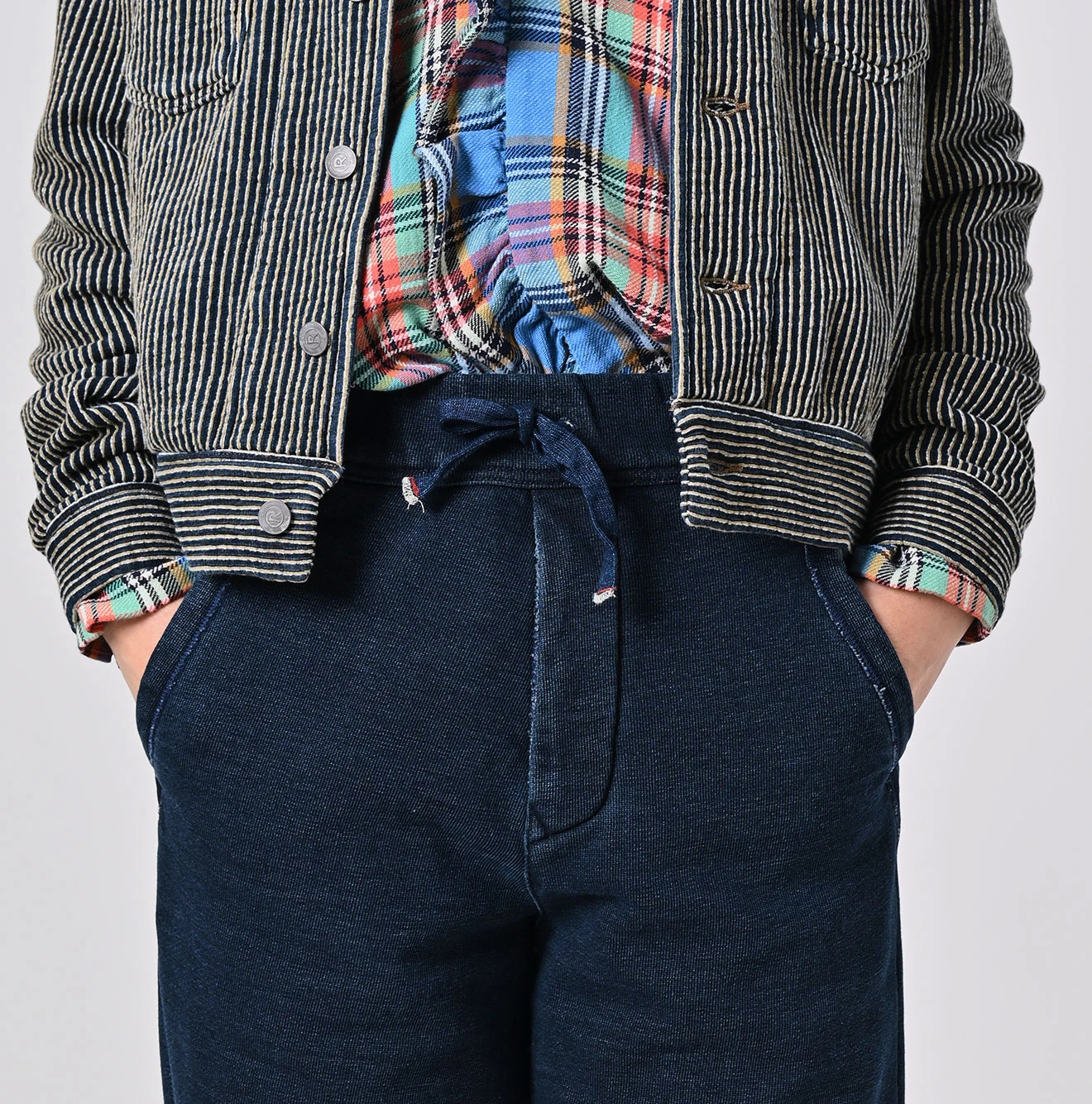 45R(フォーティファイブアール) |裏毛の908クロスビーパンツ（インディゴ）