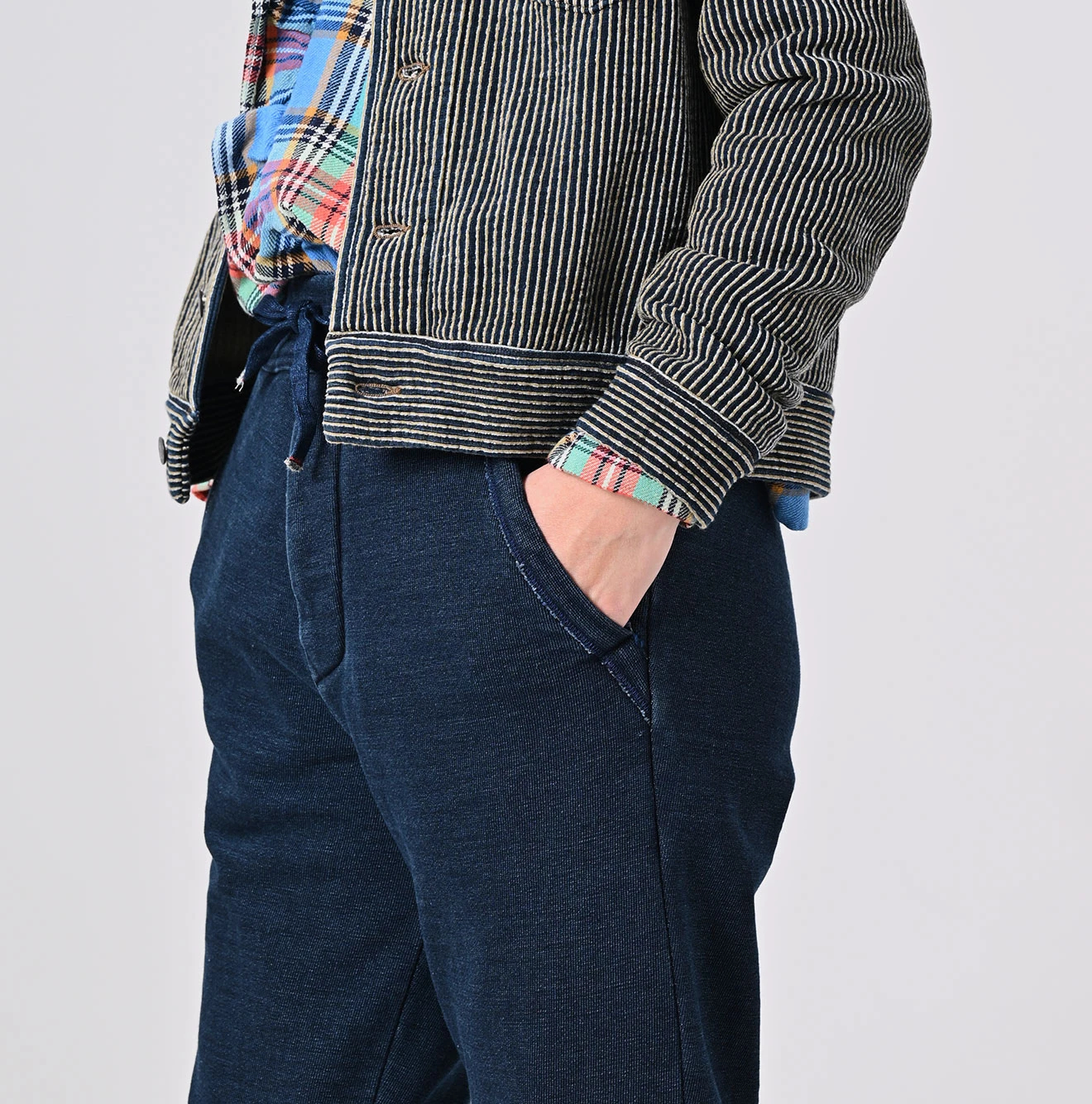 45R(フォーティファイブアール) |裏毛の908クロスビーパンツ（インディゴ）